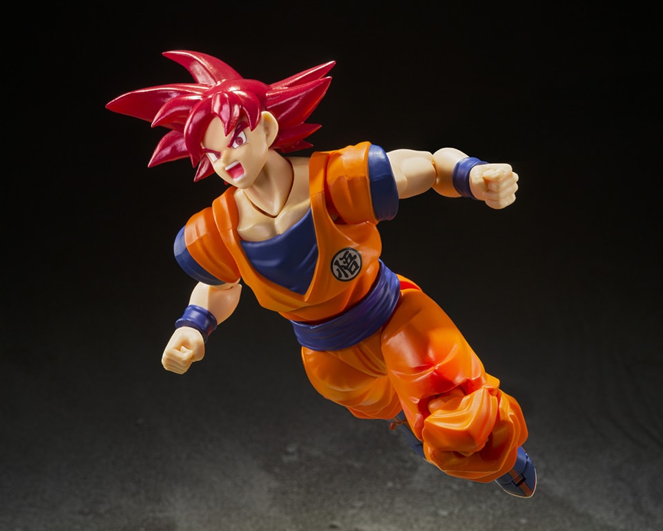 Super Saiyan God Son Goku Saiyan God of Virtue S.H.Figuarts Dragon Ball Super