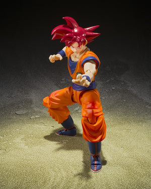 Super Saiyan God Son Goku Saiyan God of Virtue S.H.Figuarts Dragon Ball Super