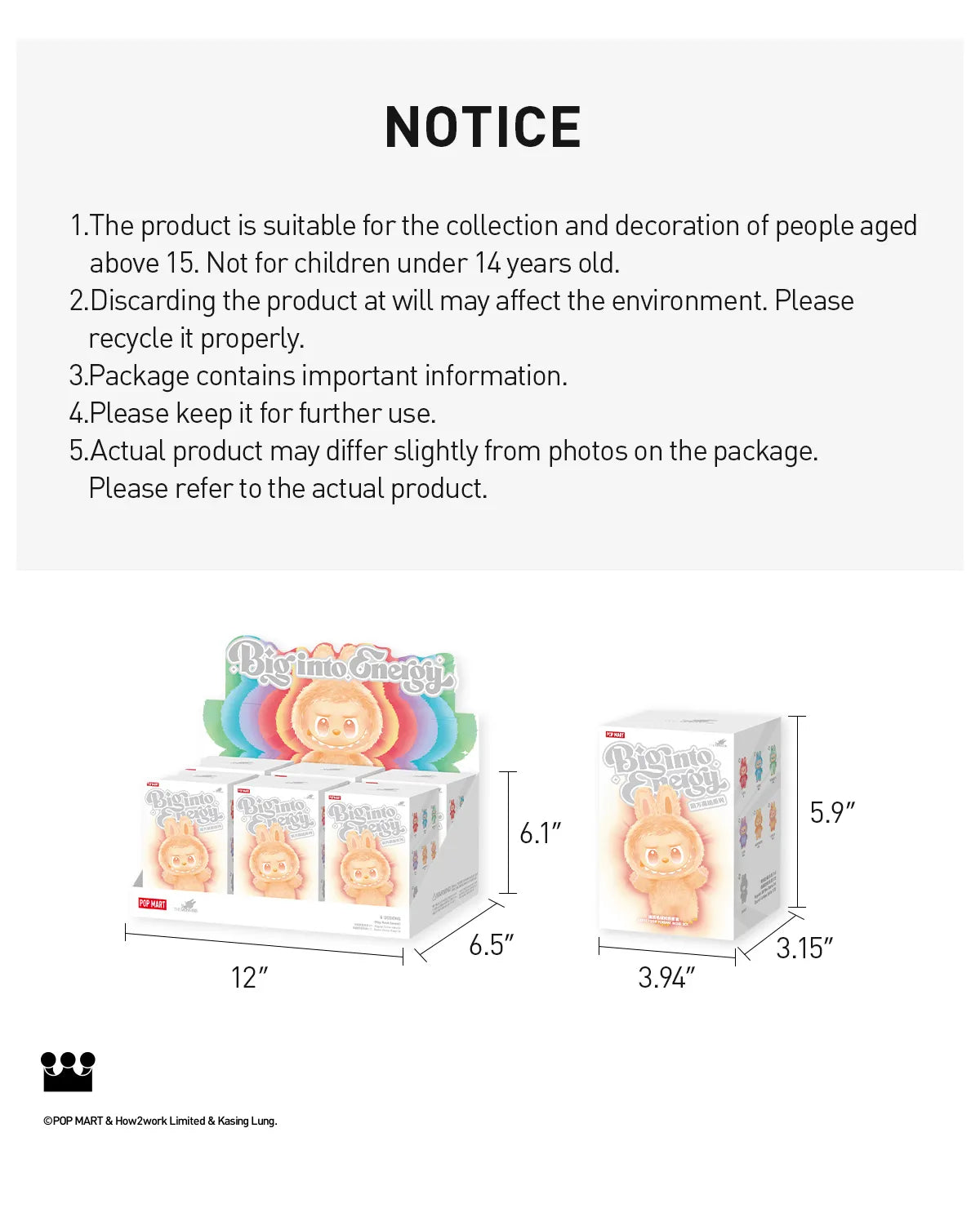 THE MONSTERS Big into Energy Series-Vinyl Plush Pendant Blind Box