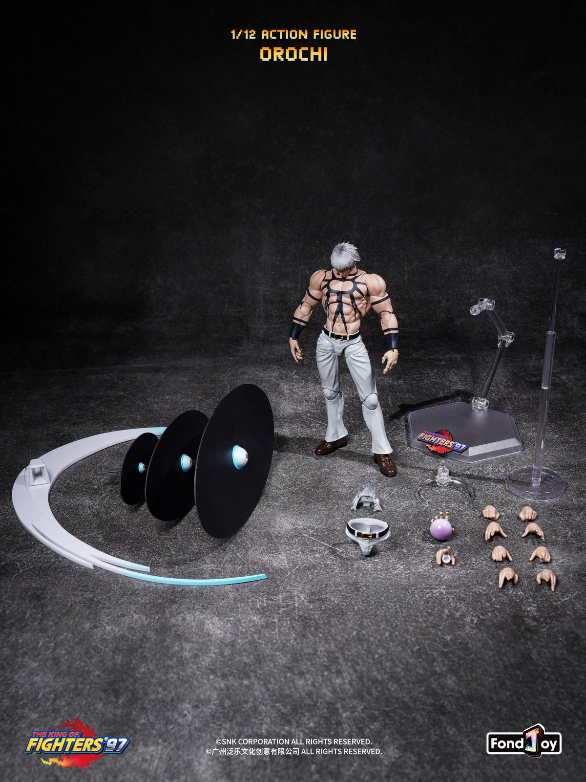 The King of Fighters '97 Orochi 1/12 Action Figure - FondJoy