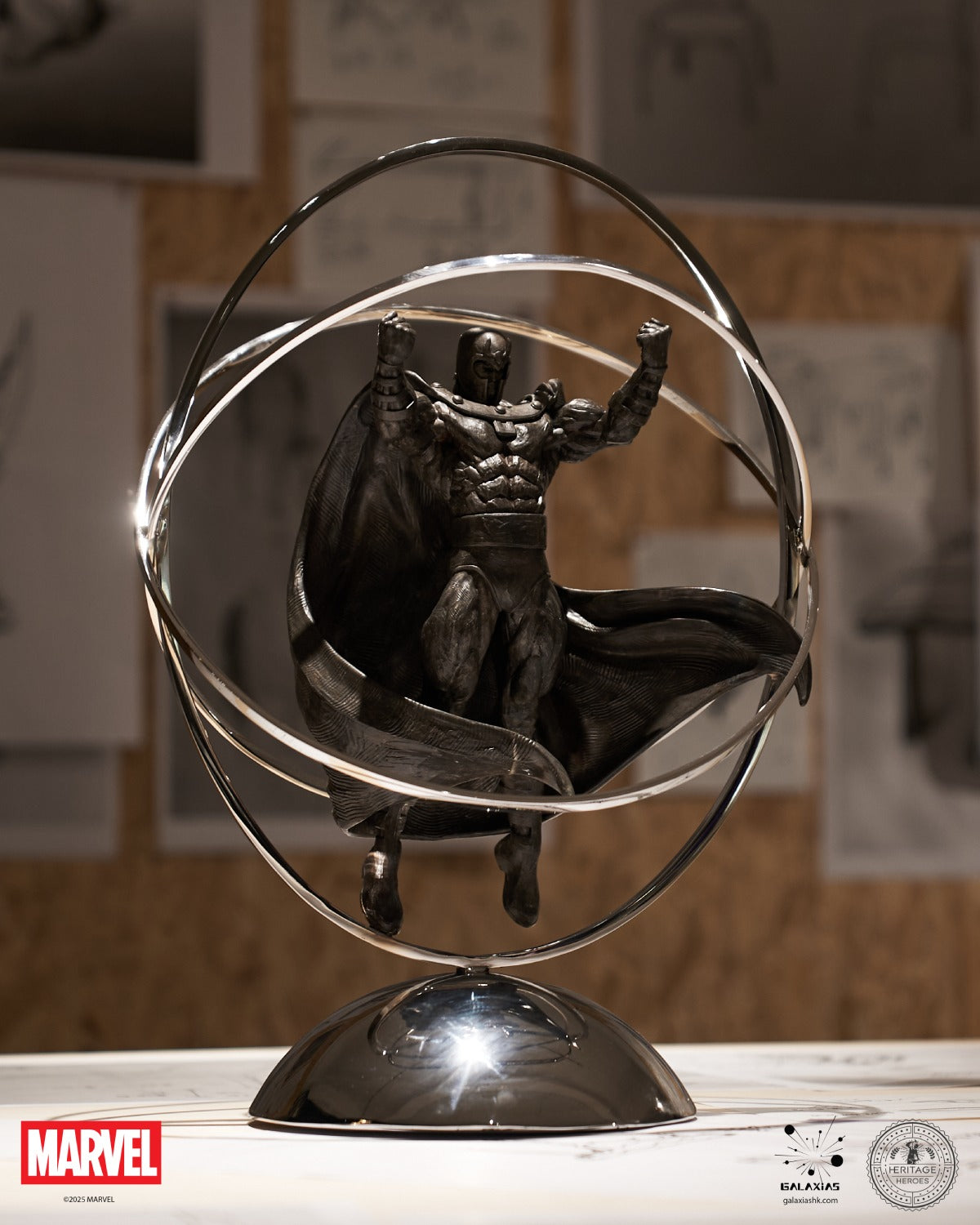 GALAXIAS HERITAGE HEROES BRONZE MAGNETO 1/6 SCALE