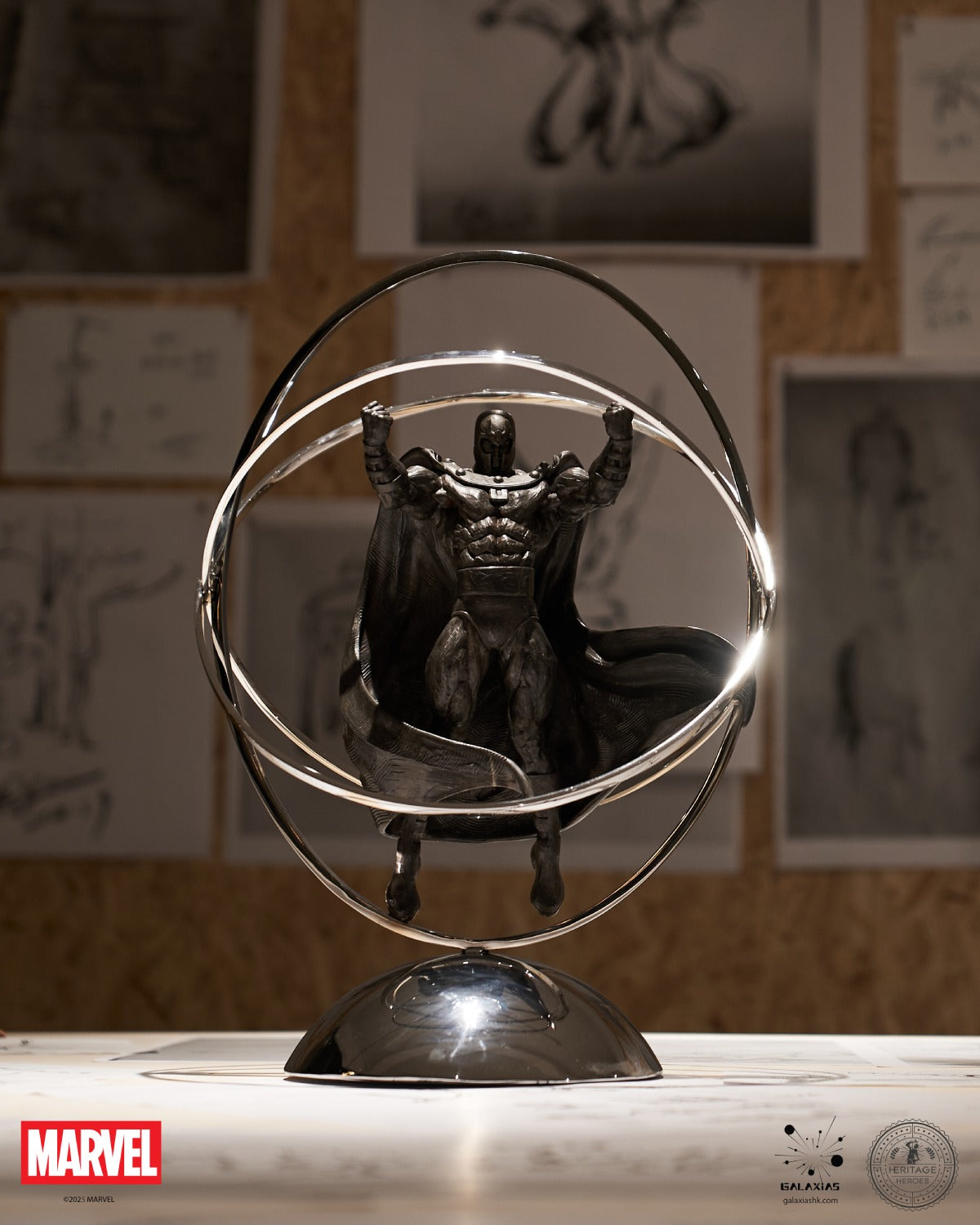 GALAXIAS HERITAGE HEROES BRONZE MAGNETO 1/6 SCALE
