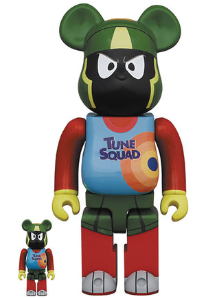 SPACE JAM NEW LEGACY MARVIN THE MARTIAN 100% & 400% BE@RBRICK 2PK