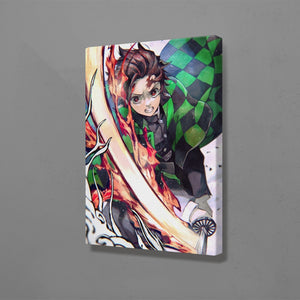 Tanjiro (Demon Slayer) Wall Canvas Posters