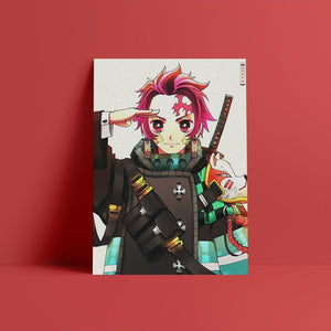 Tanjiro (Demon Slayer) Wall Canvas Posters