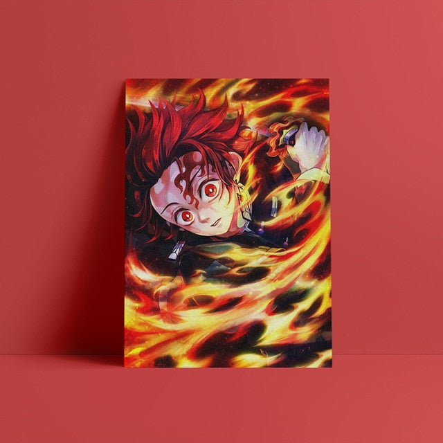 Tanjiro (Demon Slayer) Wall Canvas Posters