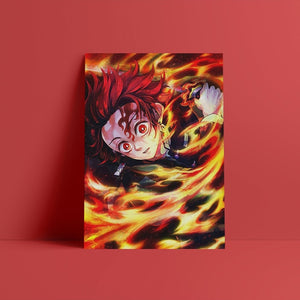 Tanjiro (Demon Slayer) Wall Canvas Posters