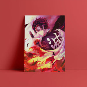 Tanjiro (Demon Slayer) Wall Canvas Posters