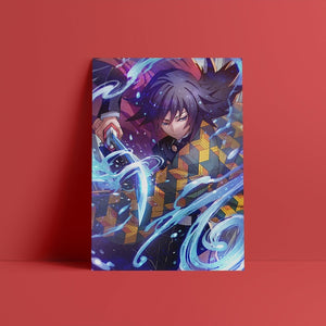 Giyu Tomioka (Demon Slayer) Wall Canvas Posters