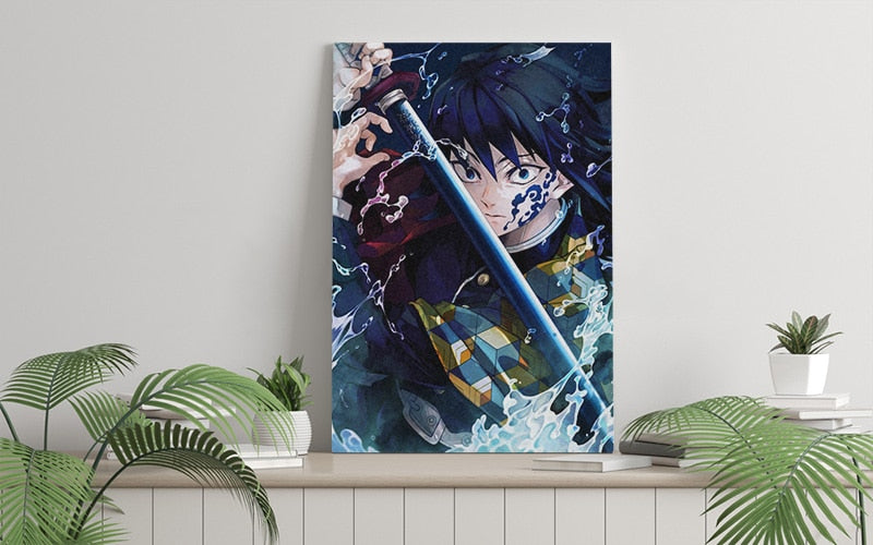 Giyu Tomioka (Demon Slayer) Wall Canvas Posters