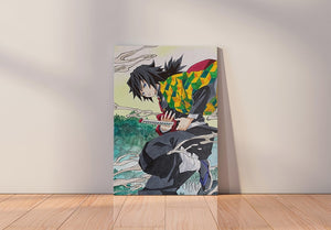 Giyu Tomioka (Demon Slayer) Wall Canvas Posters